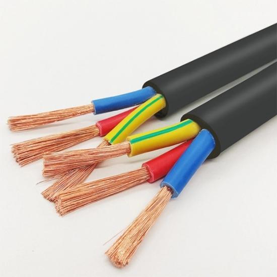 3x4mm2 H05VV-F 3183Y PVC Insulated PVC Sheath RVV Flexible Cables