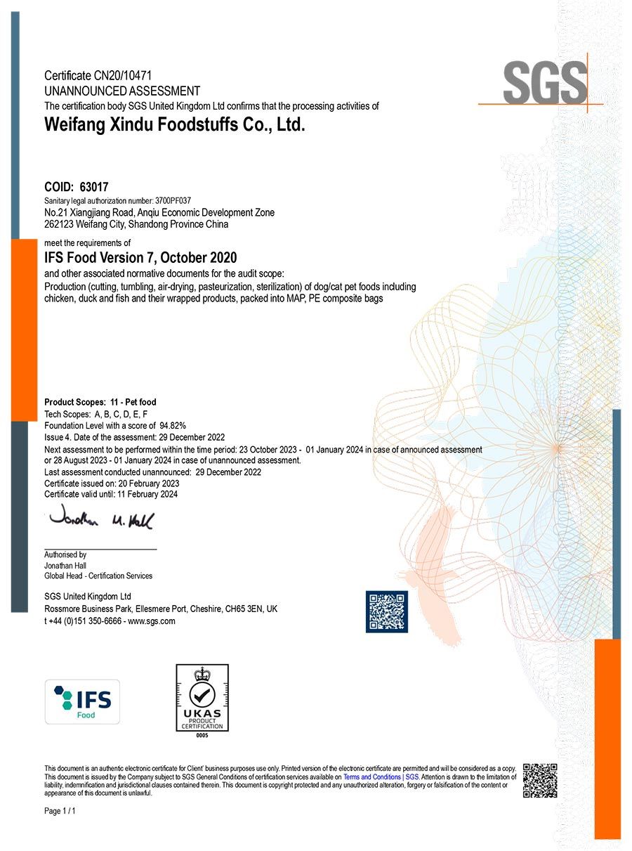 2023IFS Certificate English