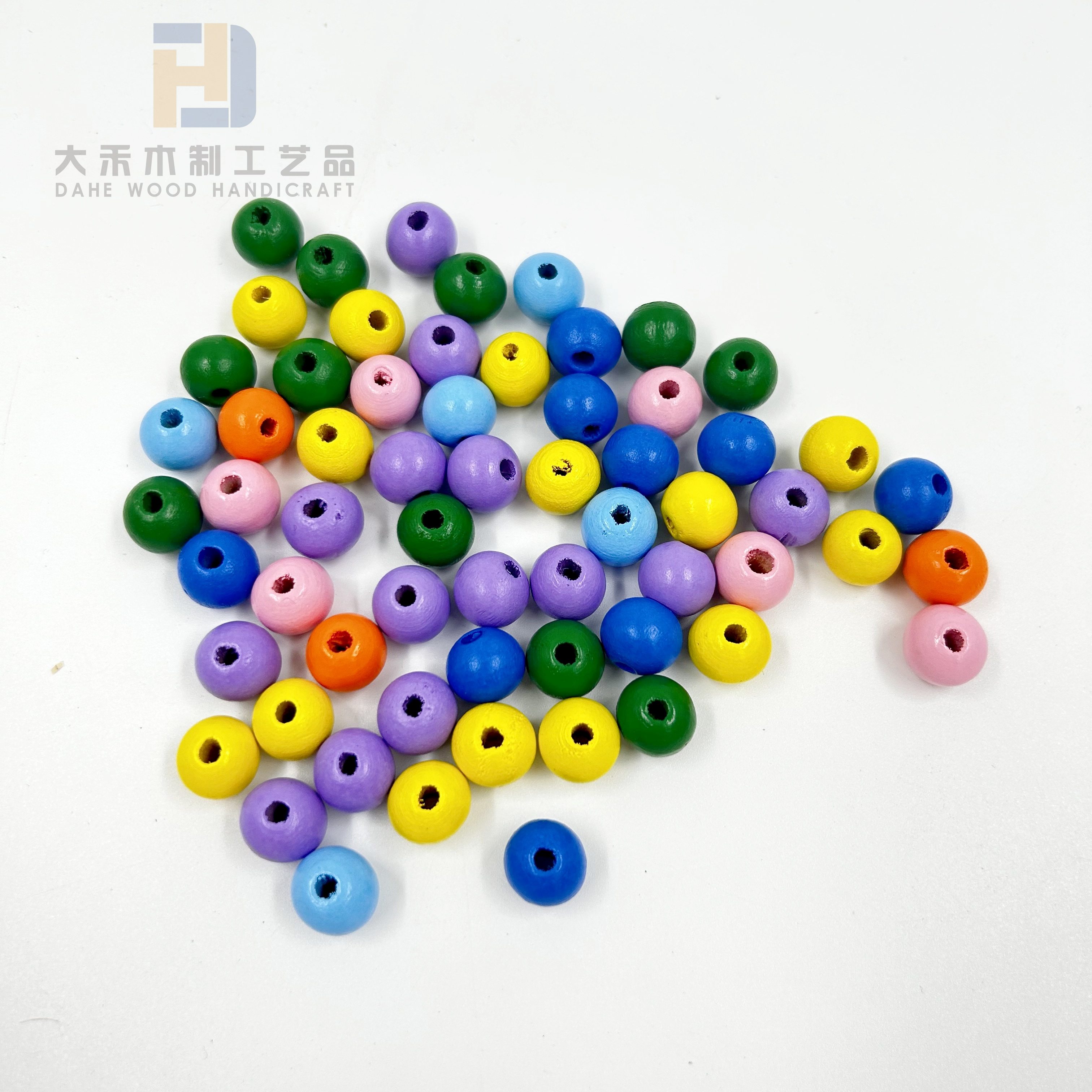 Colorful Wooden Beads