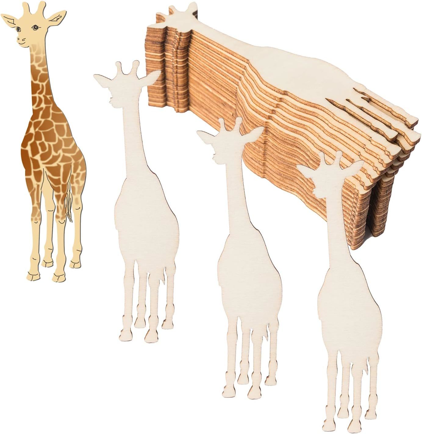 Plywood Giraffe Cutout
