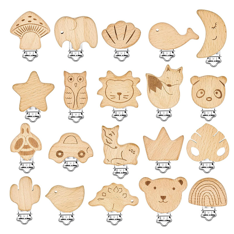 Wooden Baby Clips