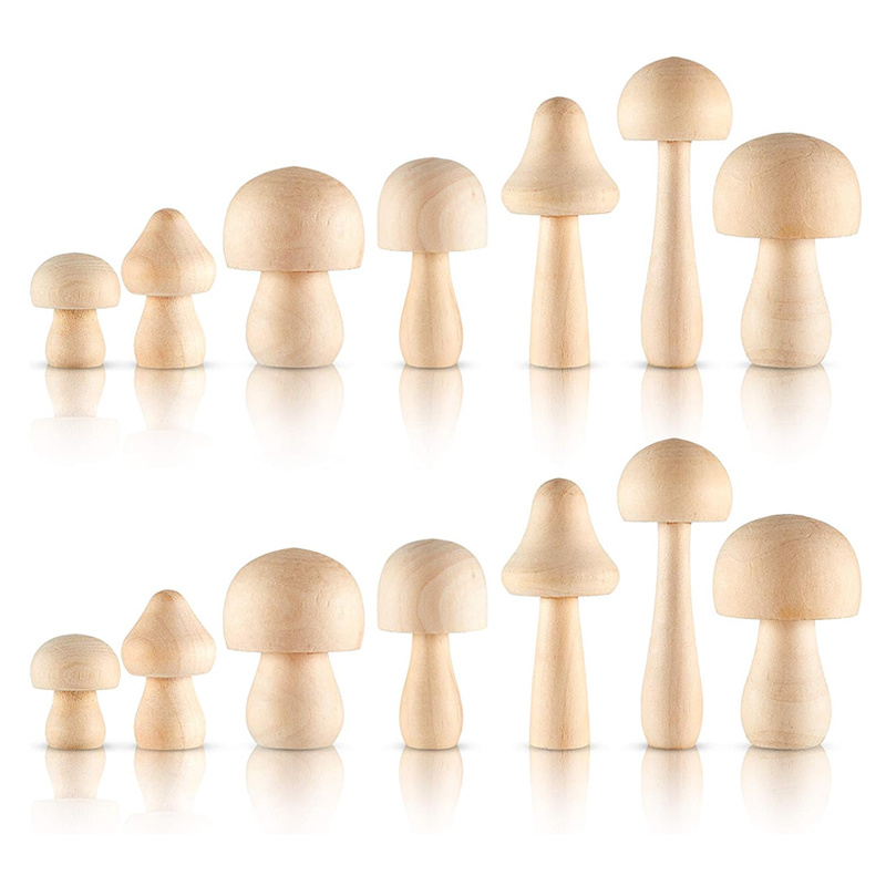 7PCS Wooden Mushroom Kit