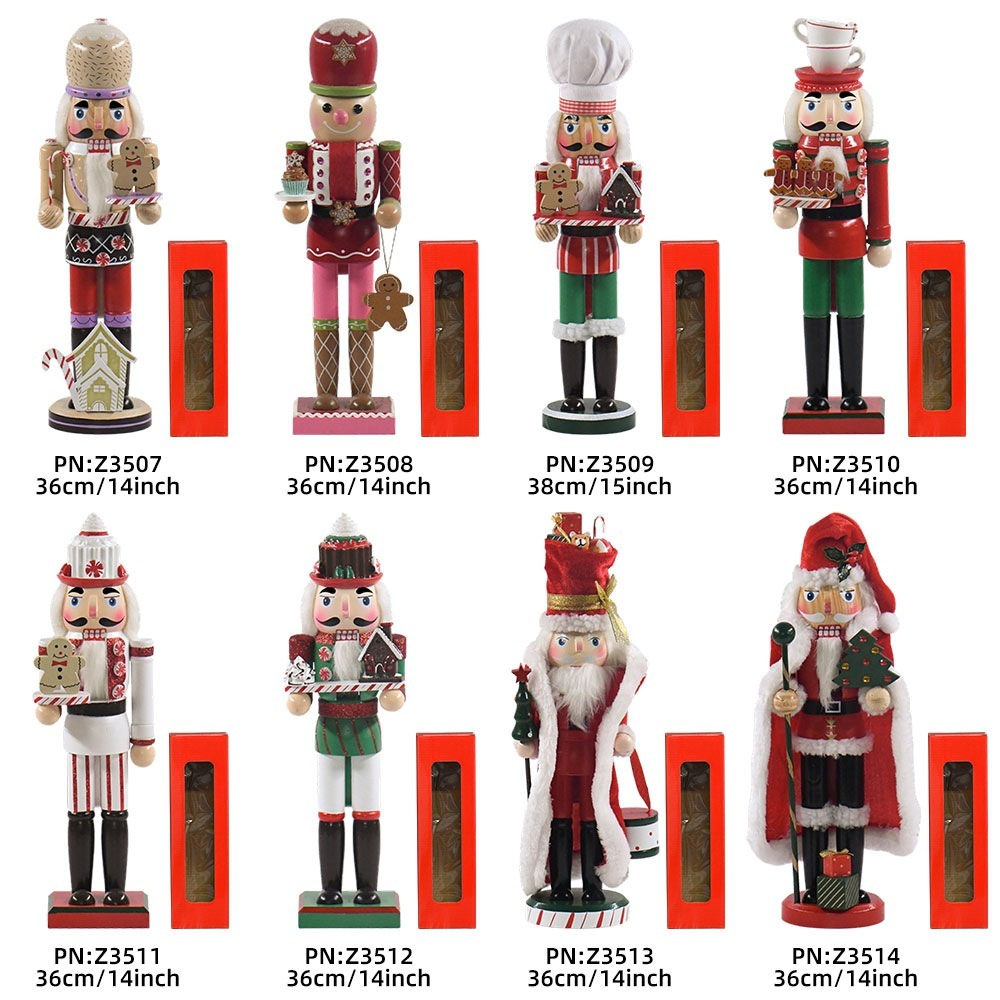 Christmas Wooden Nutcracker with Stand