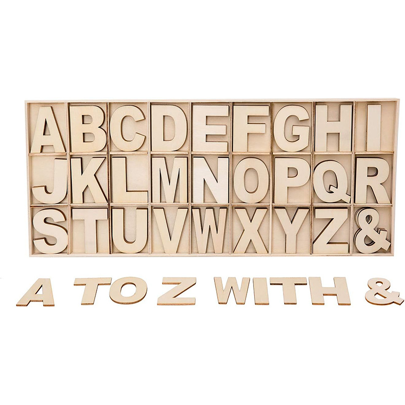 Wooden Alphabets Set (Plywood/MDF)