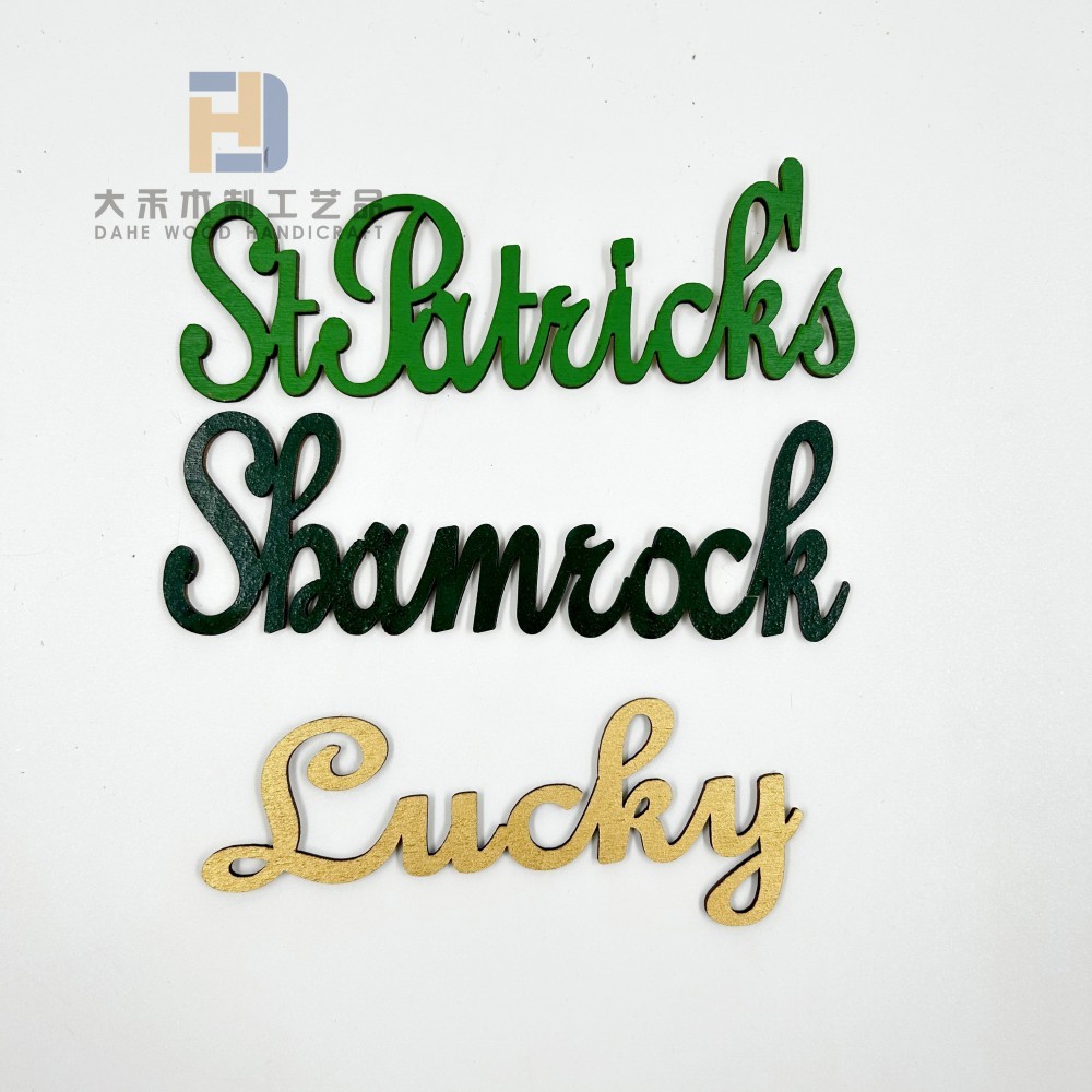 ST. Patrick's Day Wooden Letter Decor