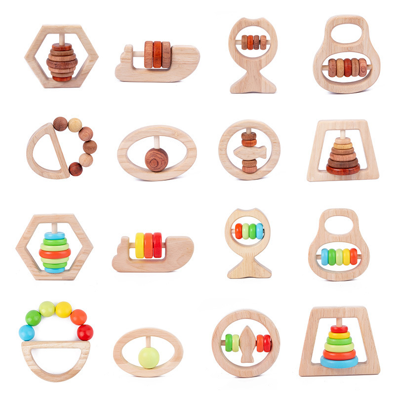 Wooden Baby Rattles