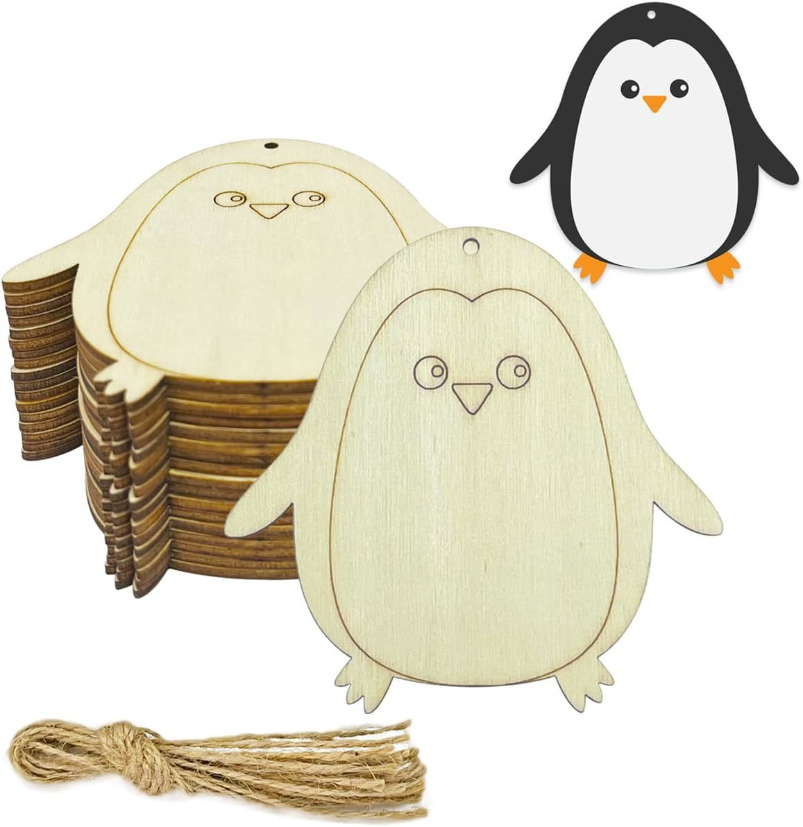 Plywood Penguin Cutout