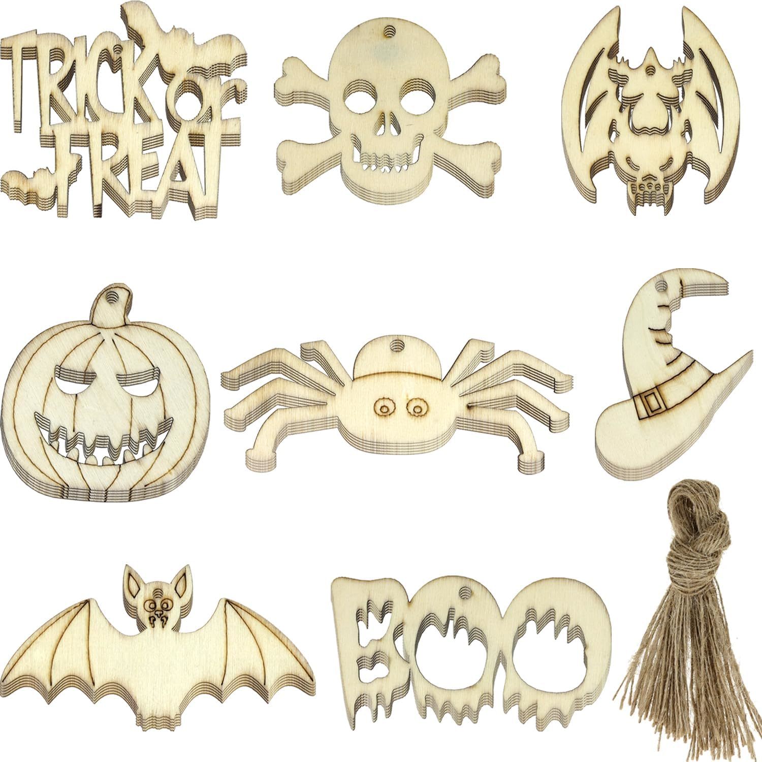 Wooden Halloween Decor Cutouts