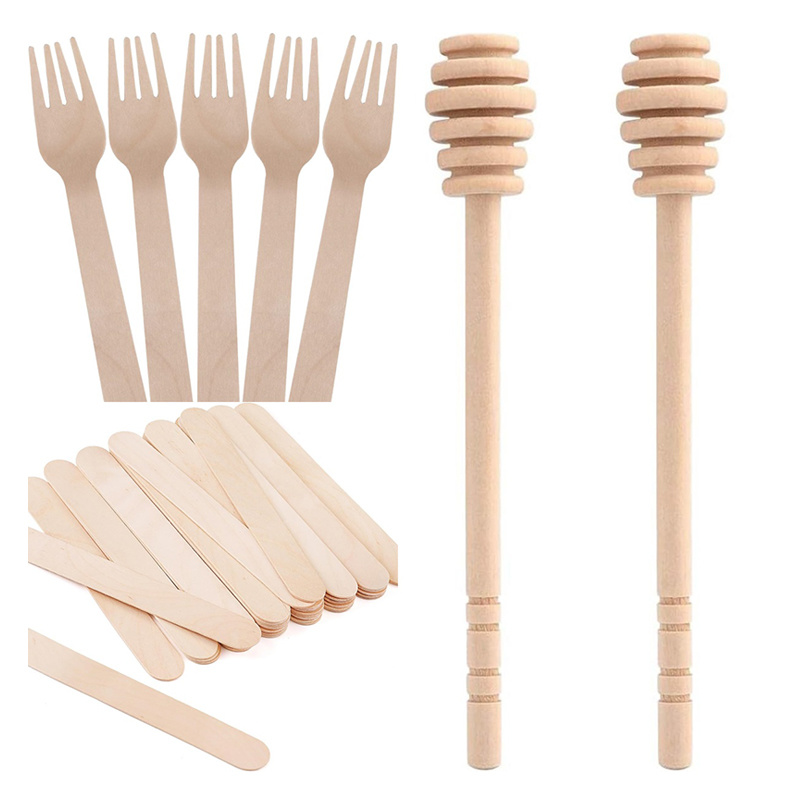 Popsicle Sticks/Wooden Forks/Honey Dippers