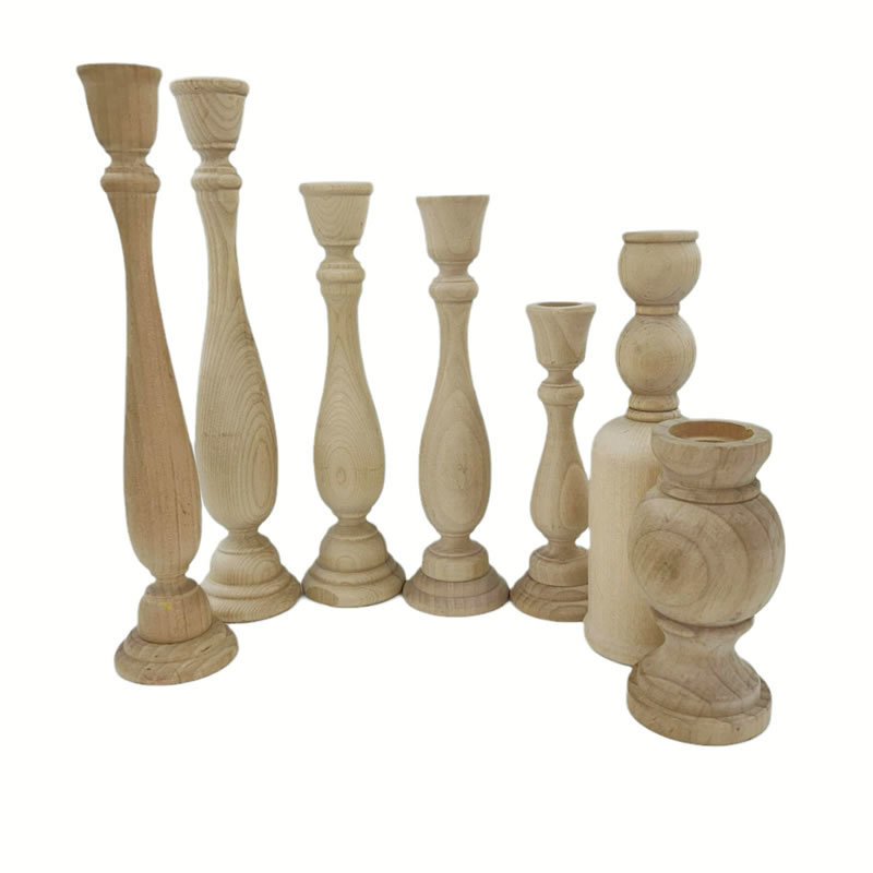 Wooden Candle Holders