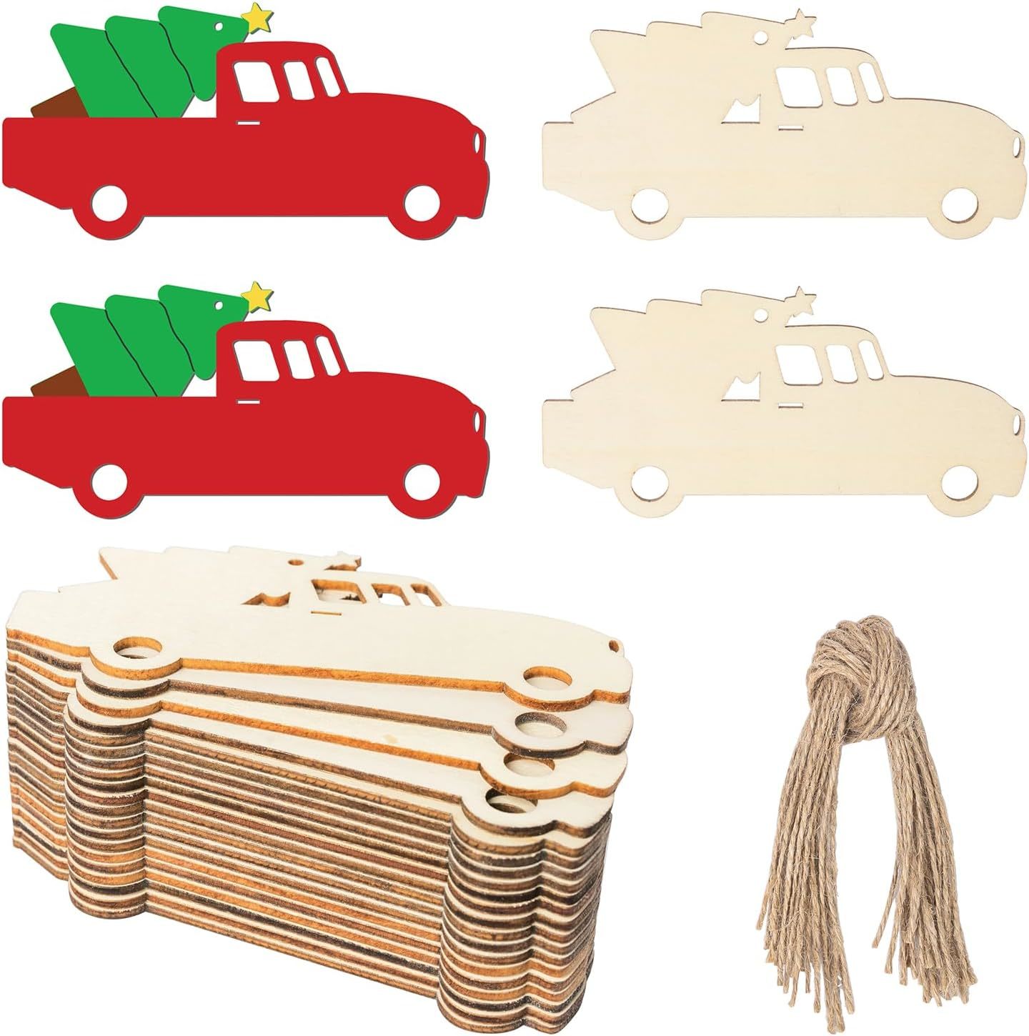 Tree Car Shape Cutout