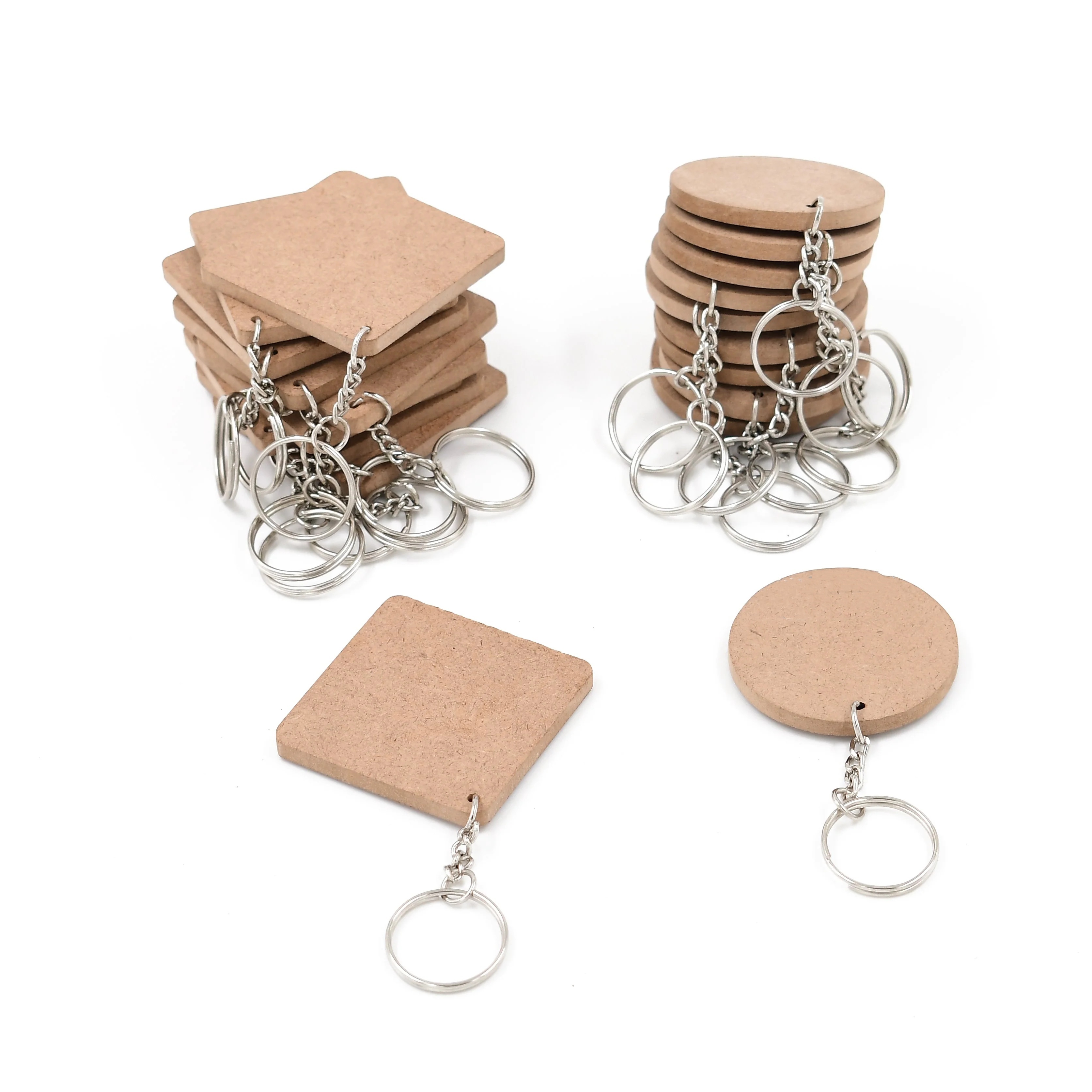 MDF Wooden Key Chain