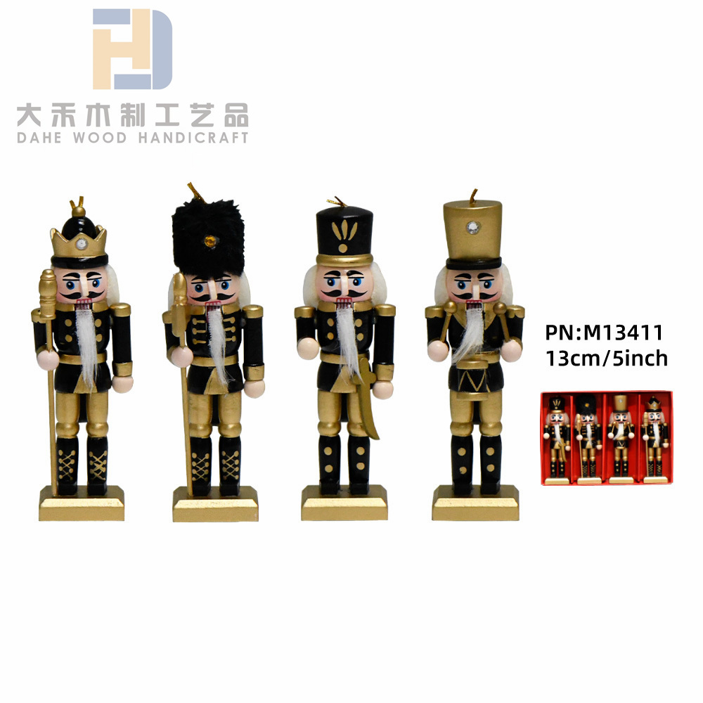 13mm Wooden Nutcracker with Hanging Rope