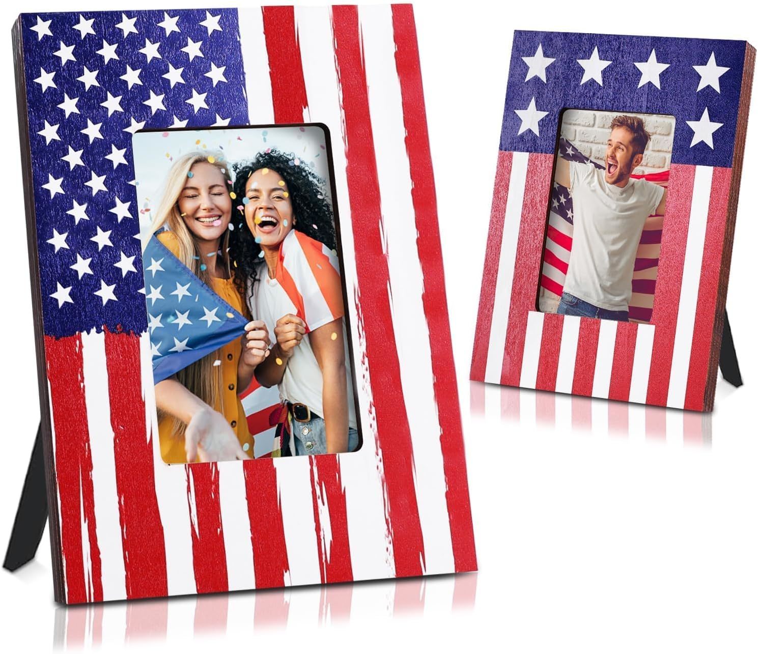 Wooden Independence Day Frame