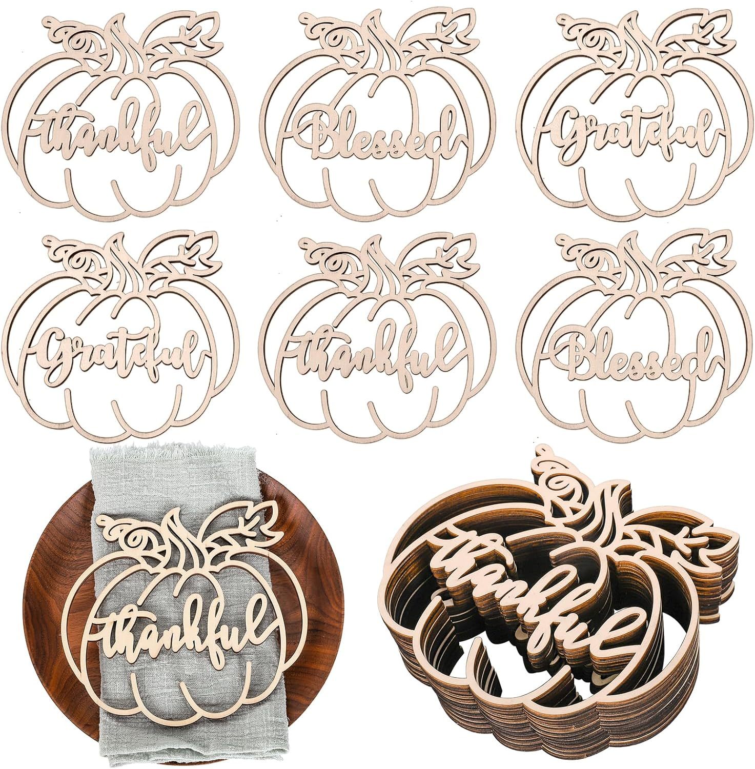 Thanksgiving Wooden Pumpkin Cutout