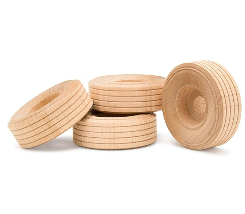 Mini Wooden Toy Wheel