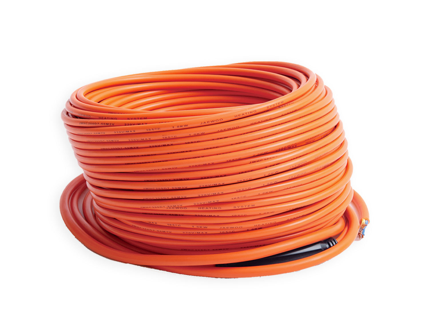 Double lead heating cable