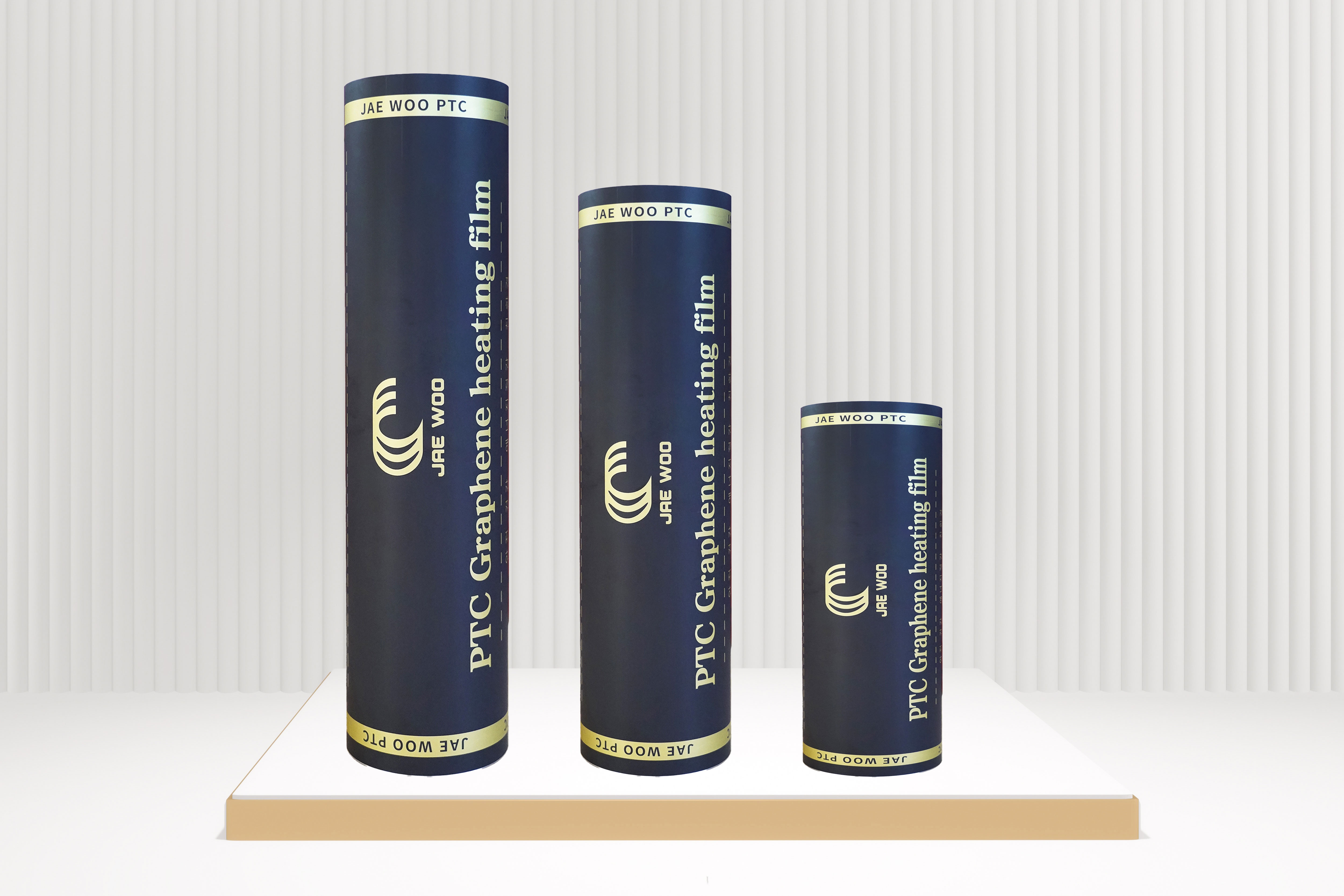 Black PTC matte heating film