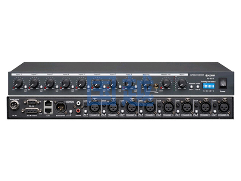 八路智能自動混音器KD-6018