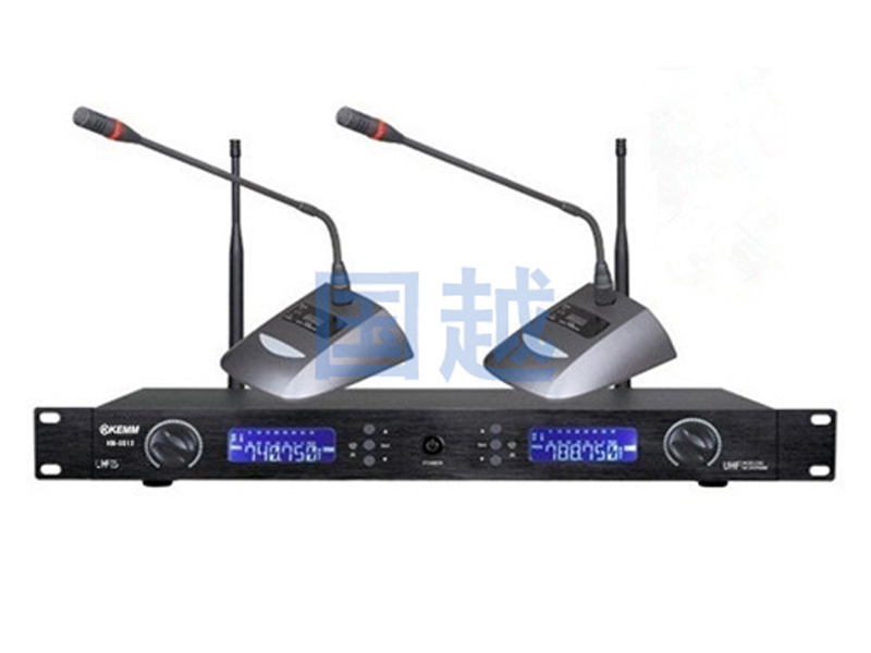 強抗手機干擾一拖二無線會議麥克風KM-9512
