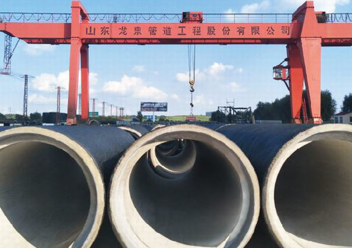 Tuyau de cylindre en béton précontraint doublé (PCCPL)