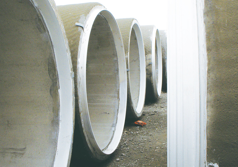 Tuyau de béton cylindre en acier précontraint à joint blindé