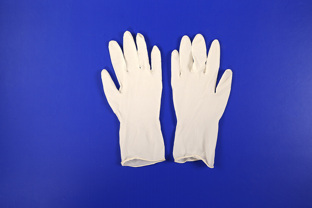 Medical rubber inspection gloves