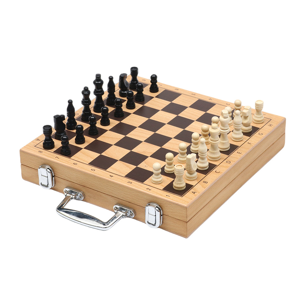 国际象棋国际跳棋双陆棋莫里斯九子棋四合一棋盒