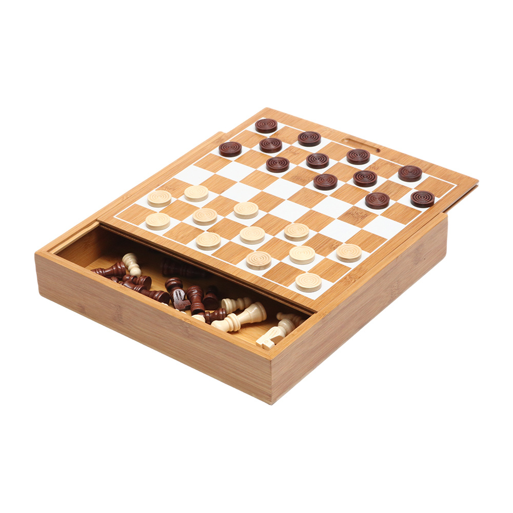 国际象棋国际跳棋二合一棋盒