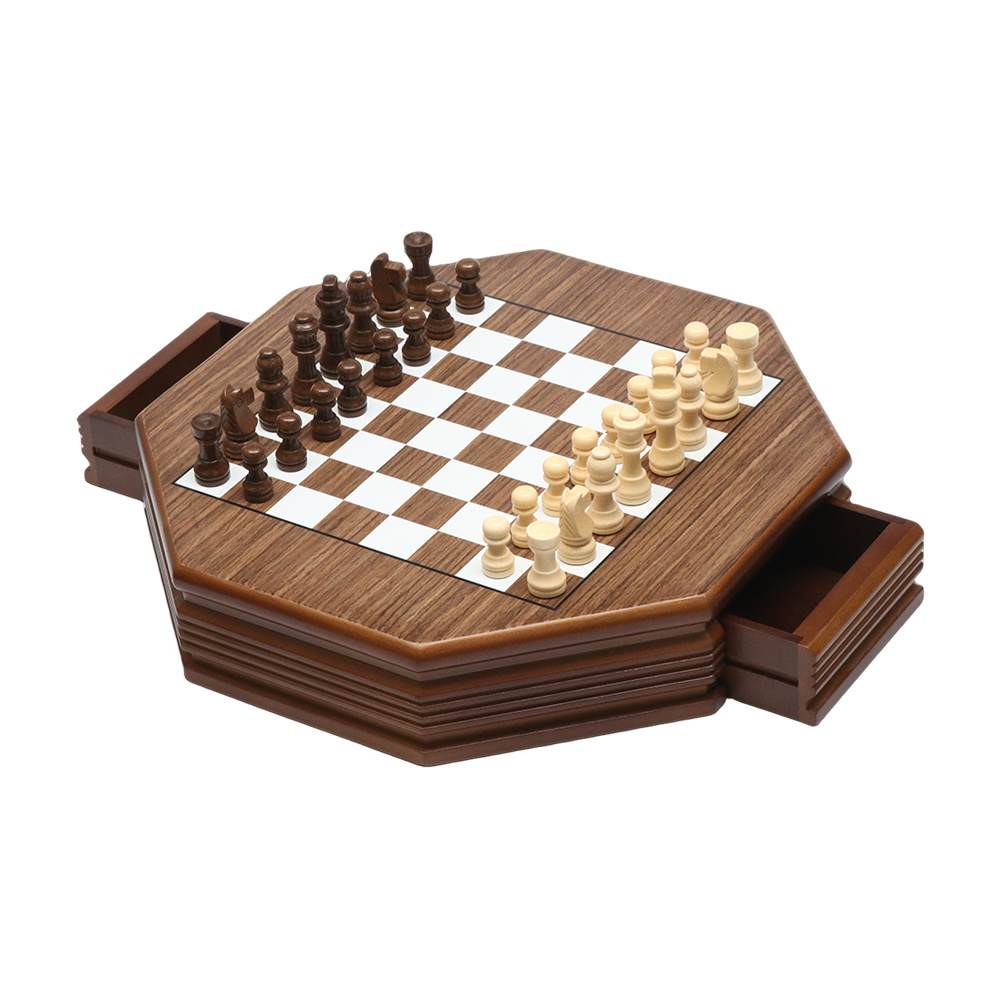 双抽屉国际象棋棋盒