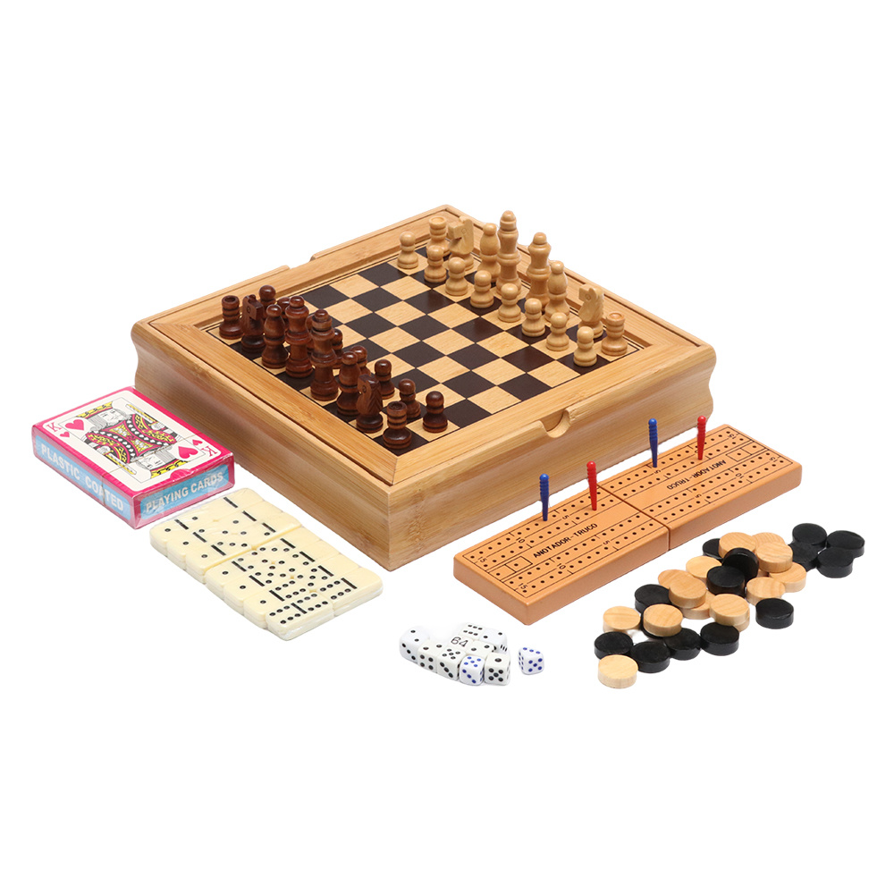 7 in 1 wooden game