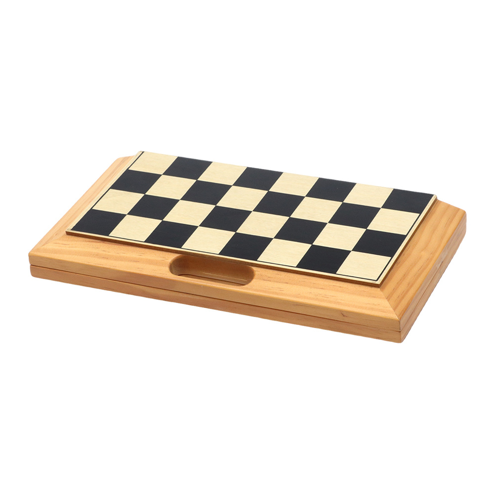 Wood Foldable Chess, Checkers & Backgammon