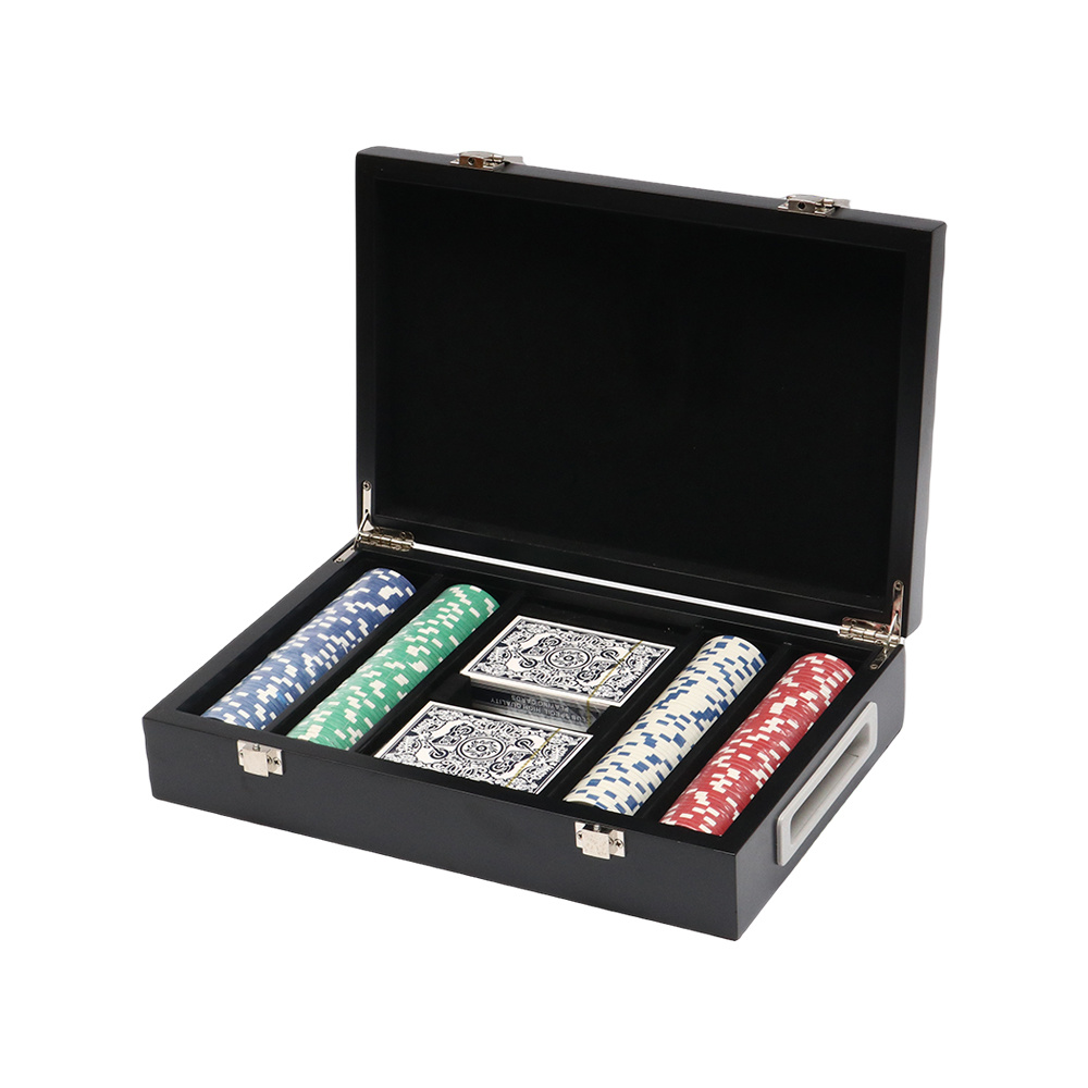 Wood Poker Chip Set