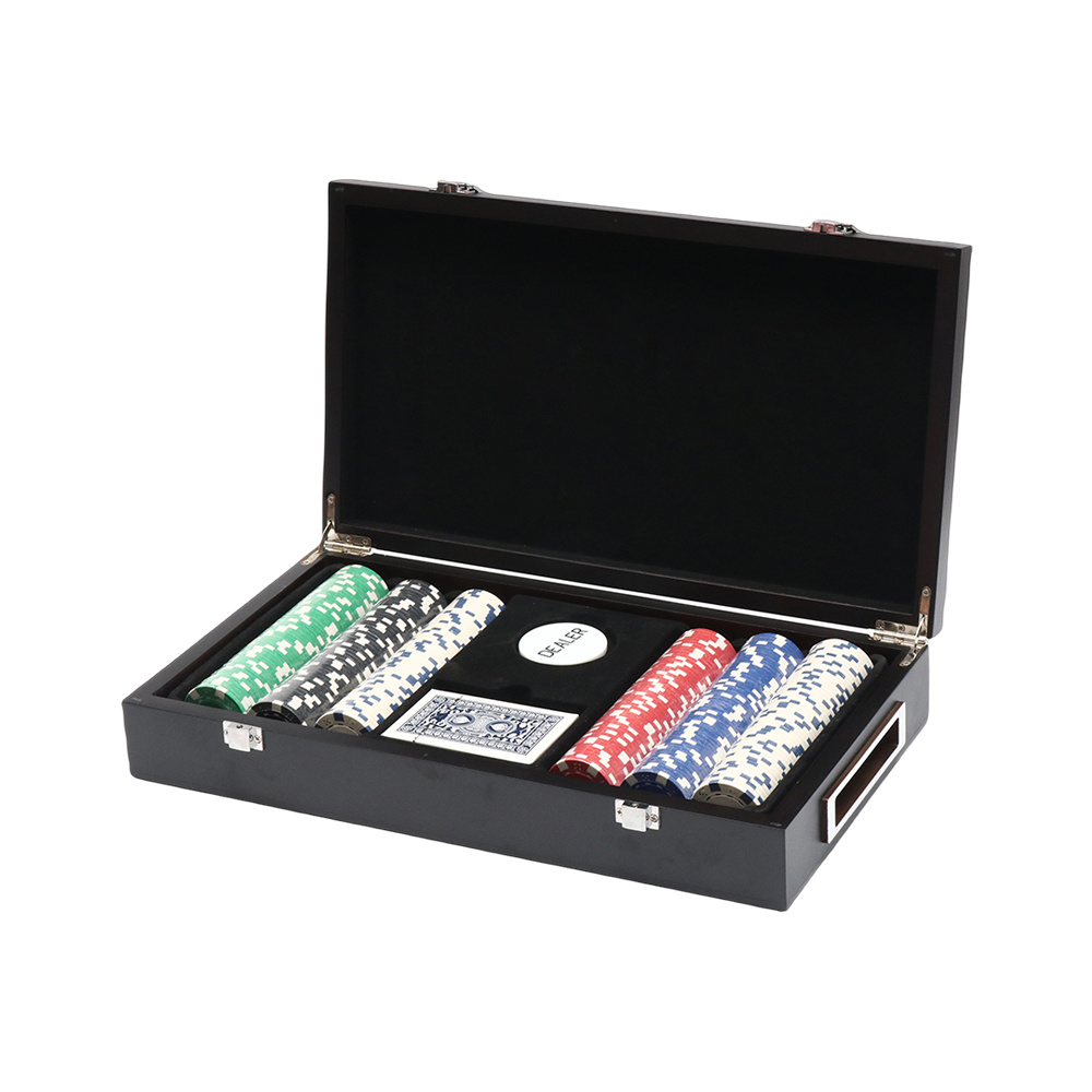 Wood Poker Chip Set