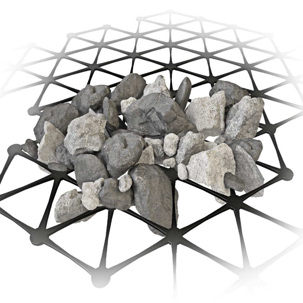 Soil reinforcement PP Triaxial Geogrid