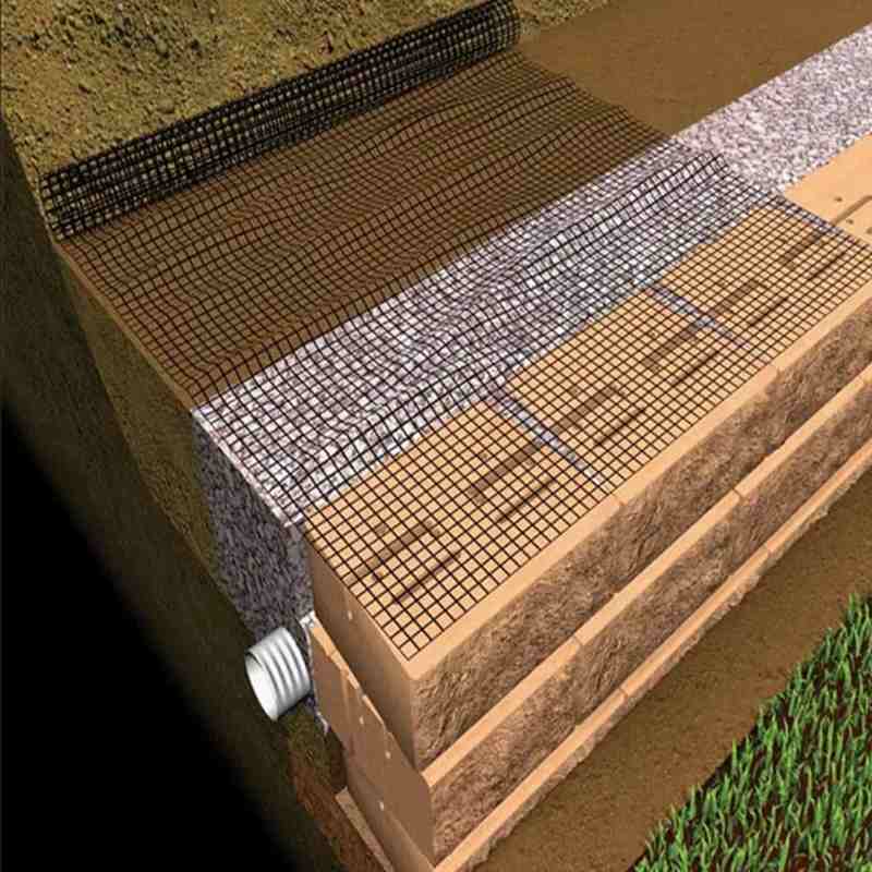 Plastic PP Geogrid biaxial geogrid for road railway Construction reinforcement