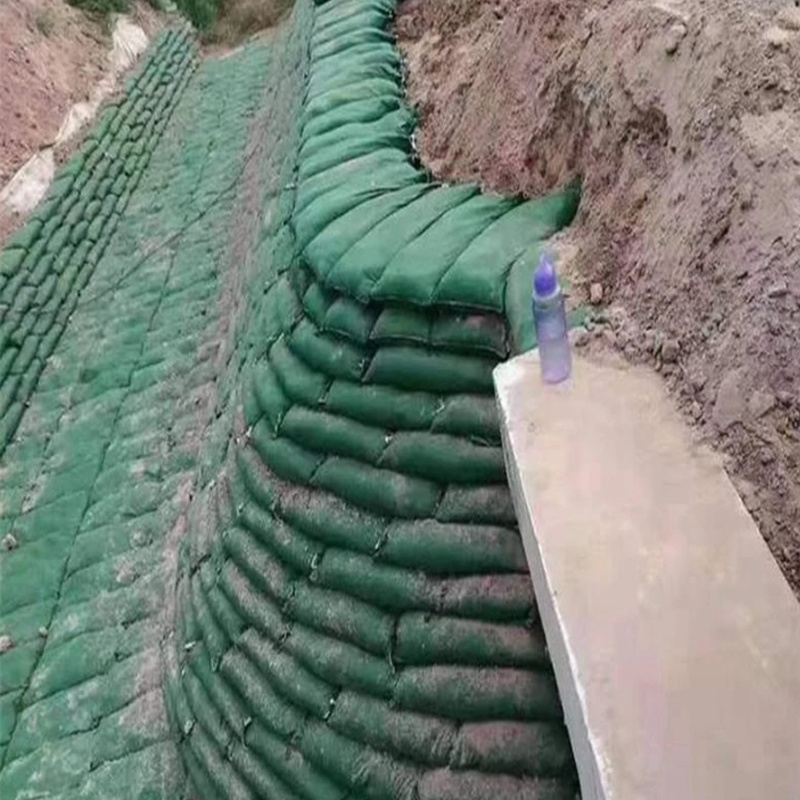 Green Black White Color Non Woven Fabric Geobag for Coastline Protection