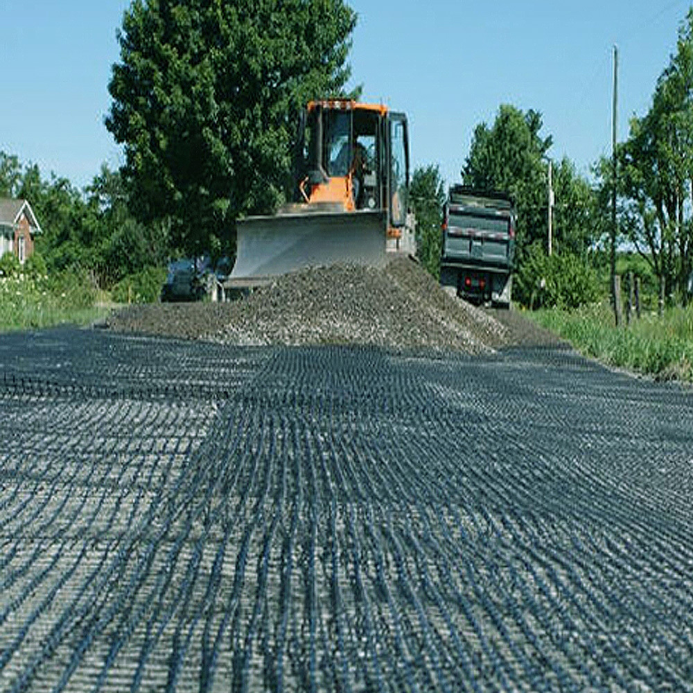 Construction of Fiberglass Geogrid