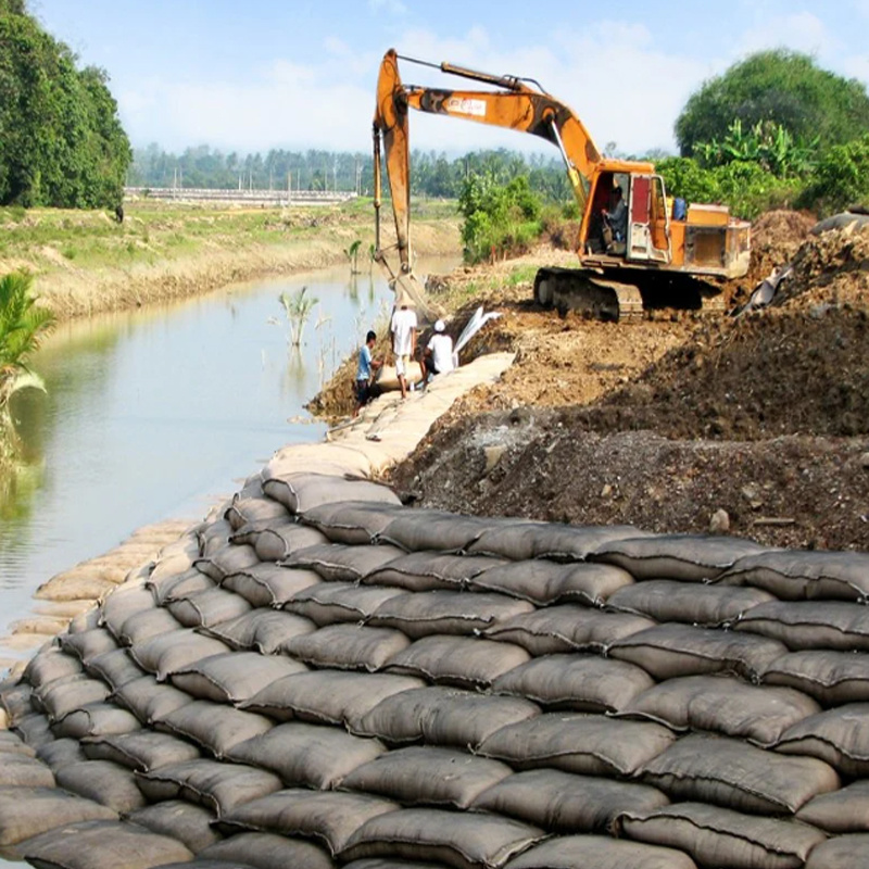 Non-Woven Geotextile Geobag for River Bank and Embankment Slope Protection