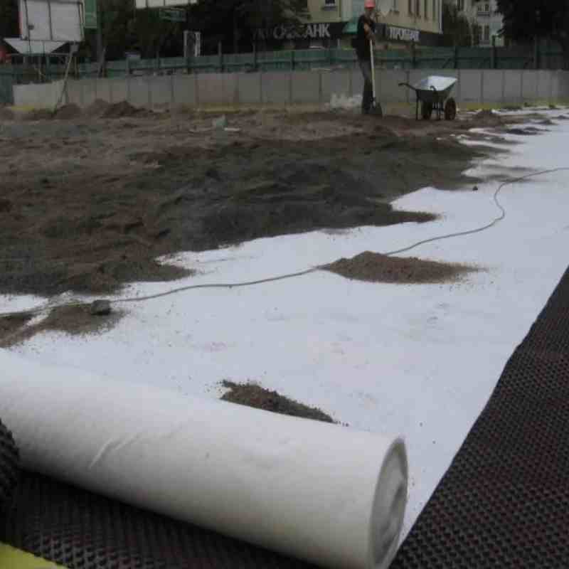 Needle Punched Nonwoven Long Fiber Geotextile Use in Driveway Fabric