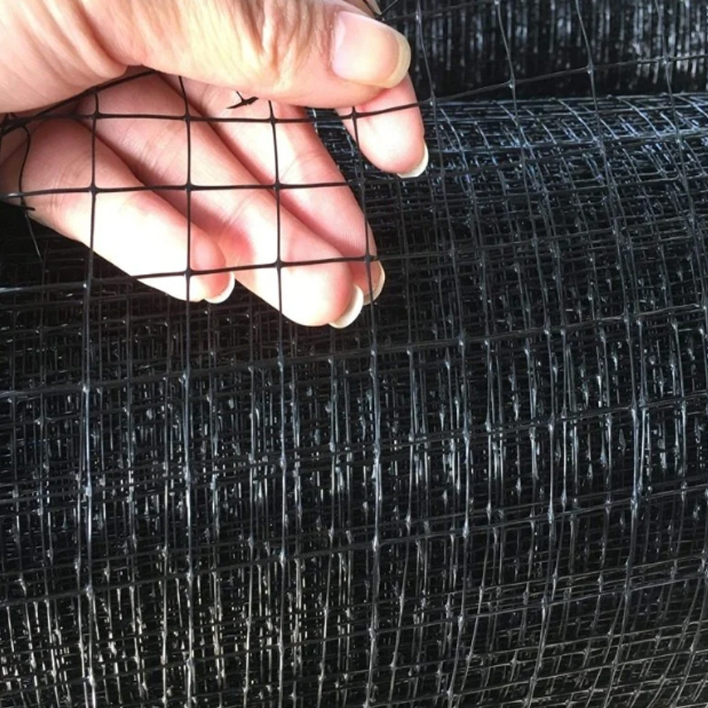 Black Plastic PP Bop Stretched Netting for Anti Bird Net and Chick Farm Fence