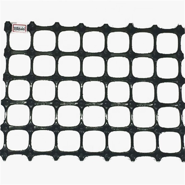 Construction of building project PP Mining Geogrid