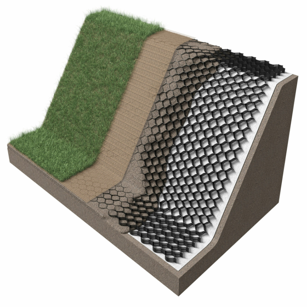 Three-dimensional network HDPE Geocell