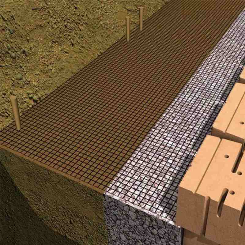 Application areas of different models of PP Biaxial Geogrid.