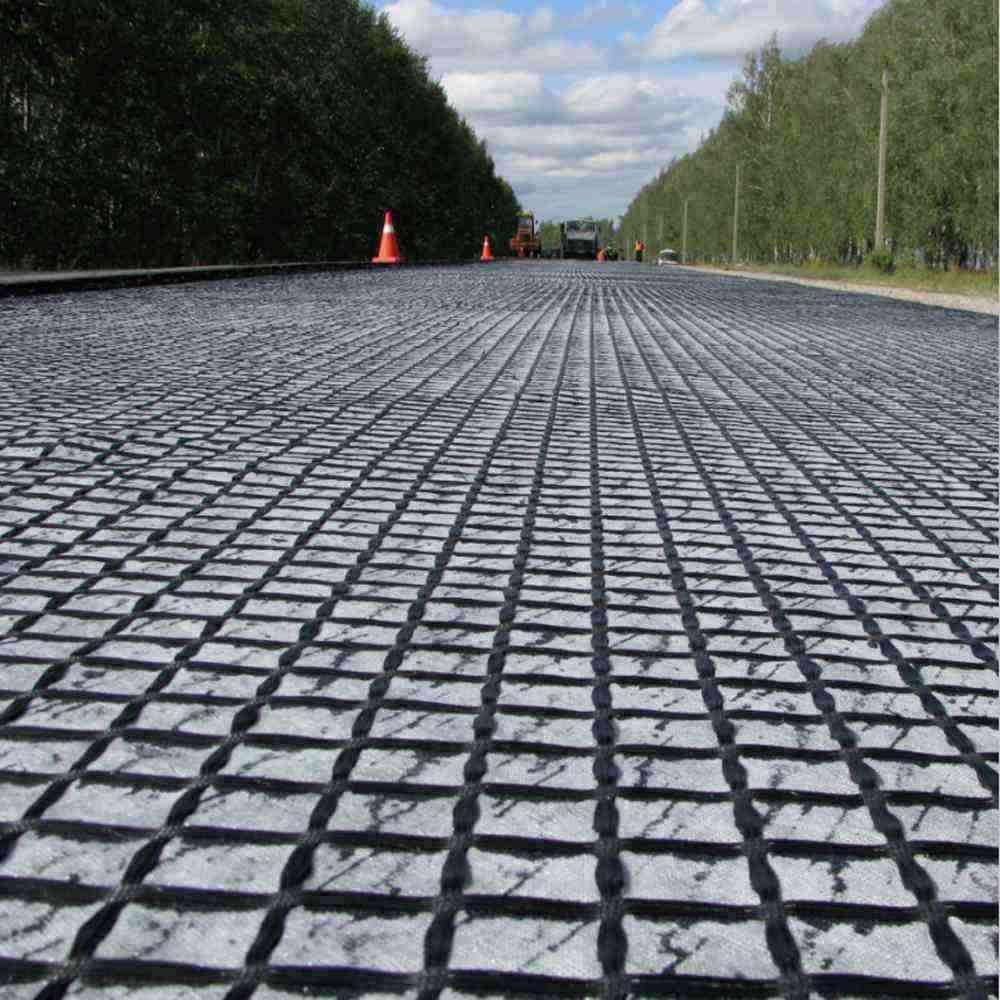 40x40 mesh size geogrid for reinforcement/180-30KN/m high strength polyester geogrid/strong tension polyester geogrid