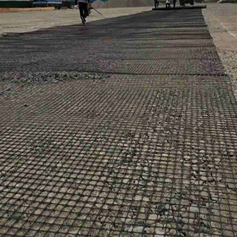 Rejilla de grava para refuerzo de carreteras 20kn 30kn 40kn doble eje PP / rejilla de plástico de polipropileno