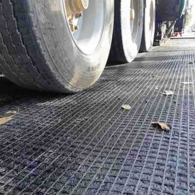 Road Reinforced Fiberglass Geogrid Price Made in China