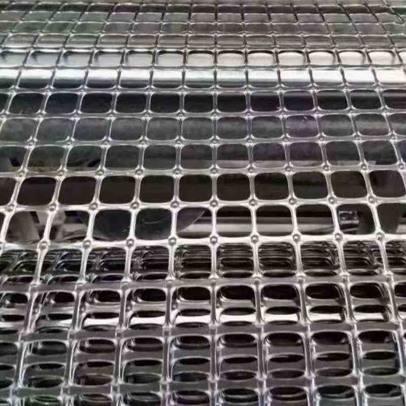 65*65mm Mesh Size Pp Extruded Biaxial Geogrid 30/30kn