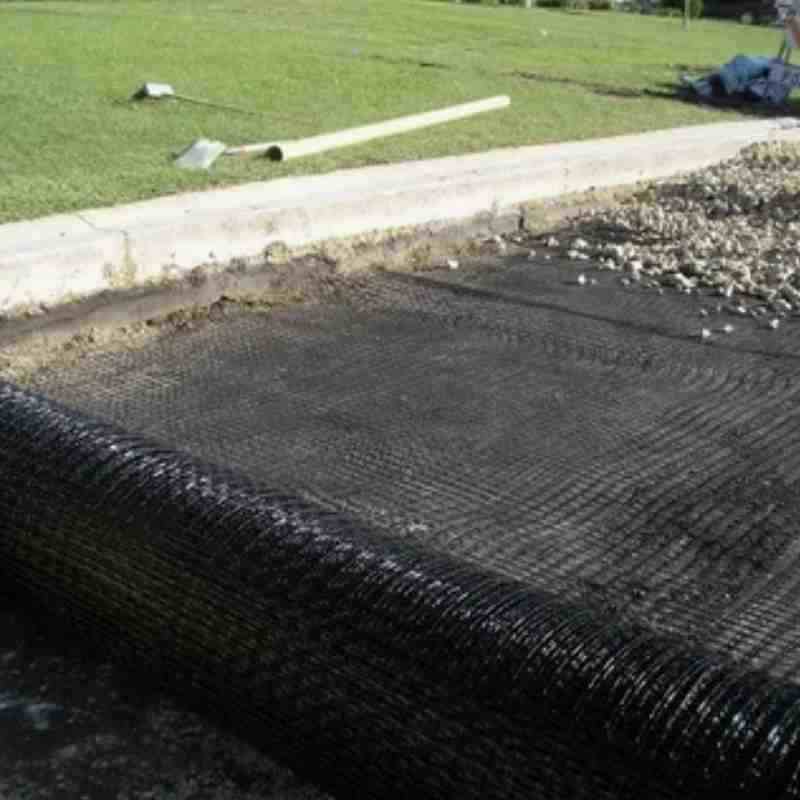 100kn rejilla Geotécnica de fibra de vidrio para el control de grietas en el suelo