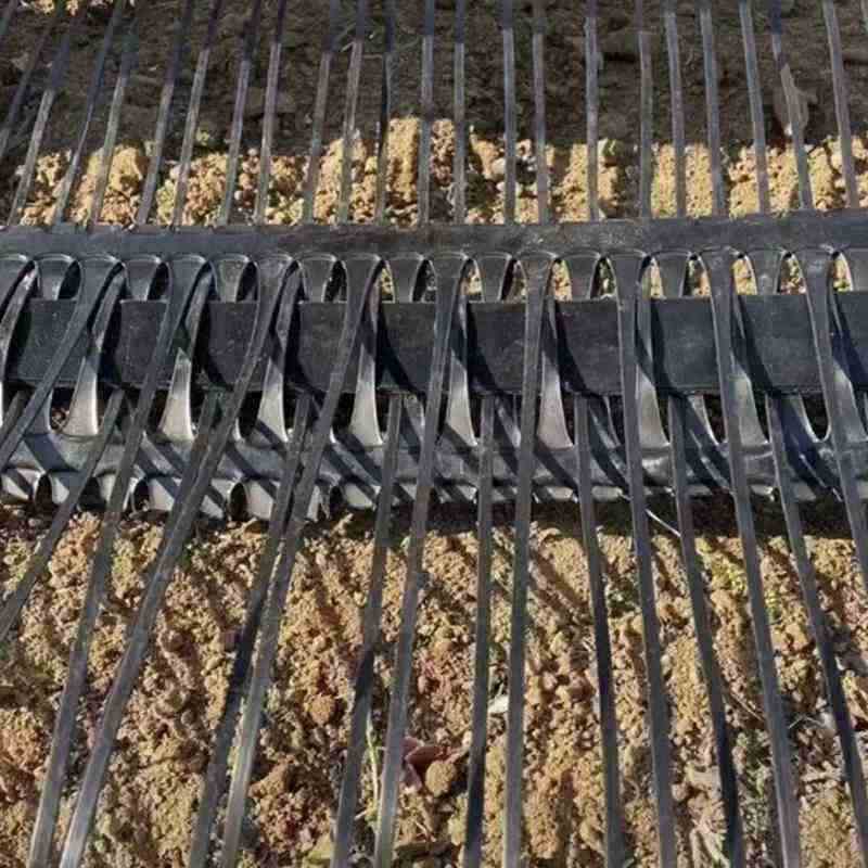 Venta al por mayor de geomallas monoeje de HDPE de plástico estabilizado en el suelo de 60 kN / M